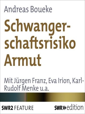 cover image of Schwangerschaftsrisiko Armut